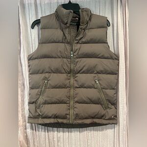 American Eagle Outfitters Brown Quilted Vest